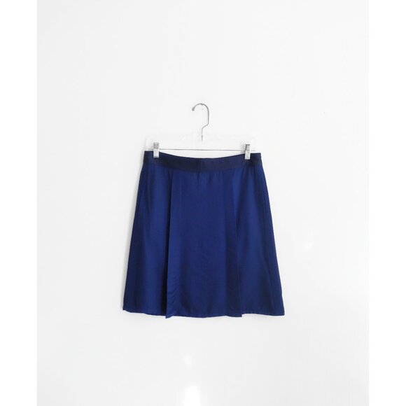 Maison Martin Margiela MM6 Blue Viscose A-Line Skirt est. 40 42 Small - Picture 1 of 6